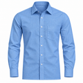 Formal Sky Blue Filafil Shirt – Regular Fit